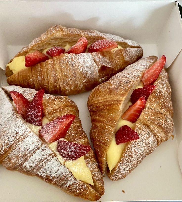 strawberry croissant